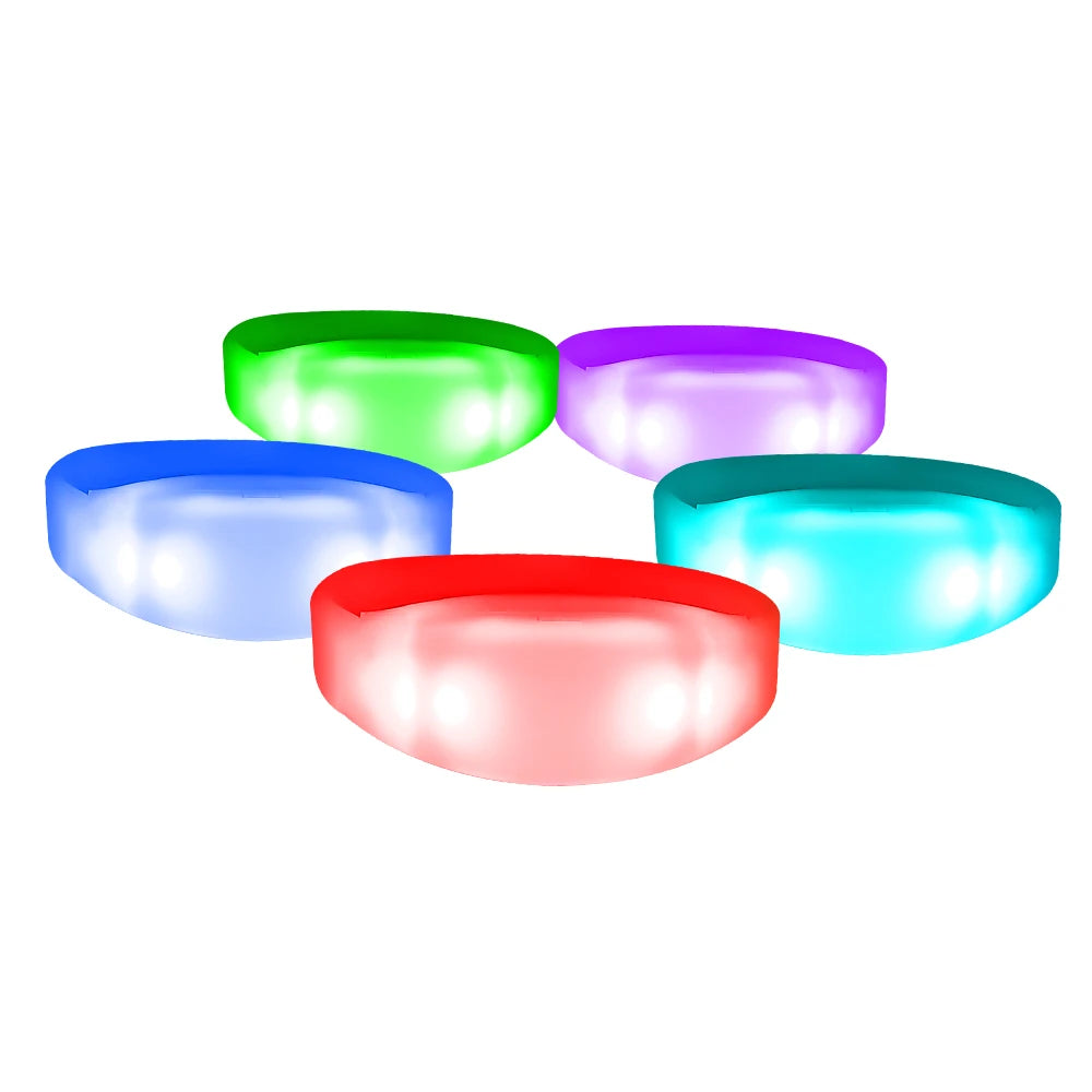 Xylobands DMX Control LED Wristband RGB Color Change Bracelet Flashing Wristbands Event Supplies Coldplay Pulsera LED