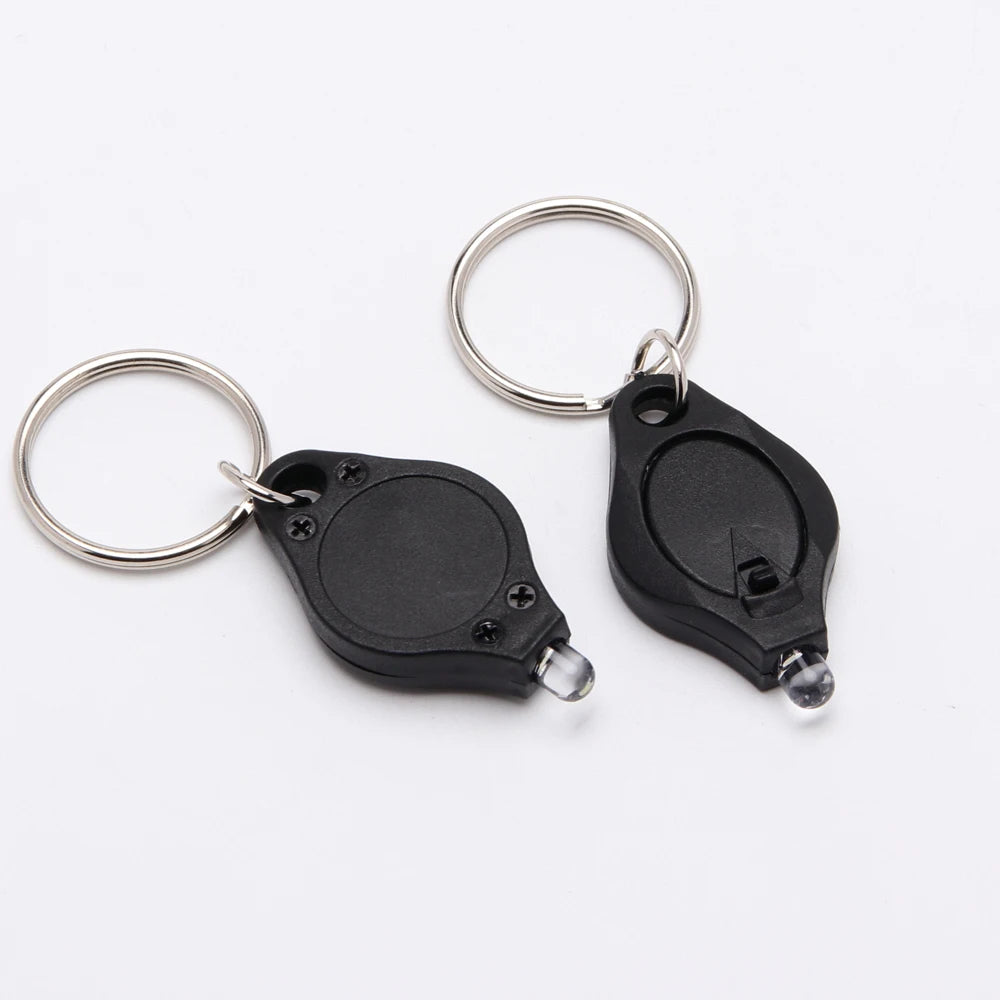 Give Aways Gifts Promotional 395nm UV Mini LED Keychain Flashlight Black Light UV Lights Key Ring Light UV Mini Torch Keychains