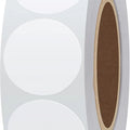 White Permanent Color-Code Dot Stickers Round Semi Gloss Paper Stickers Adhesive Label (1 Inch)