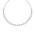 Wholesale Women's Luxury Natural Diamond Drop Necklace 14K/18K Solid Gold IGI Certified Tennis Chain Necklace