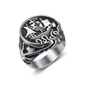 Low MOQ Wholesale Jewelry 18K Gold Plated Classic Princess Cut Women's Unisex Stainless Steel Finger Boat Ring
