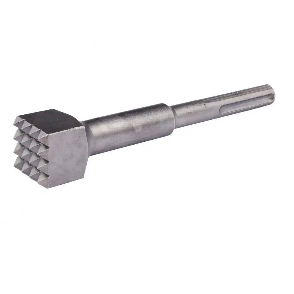 9-1/4 Inch (235mm) SDS Max Bush Hammer Bit 16 Tips 38x38mm Square Head for Concrete Roughening