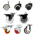Steel Furniture Castors with Nylon Wheels for School Living Room & Dining-Traditional Design