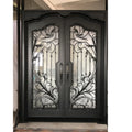 TTD Waterproof Steel Front Entry Doors with 3-Year Warranty and Postmodern Design for Maximum Security and Ultimate Protection