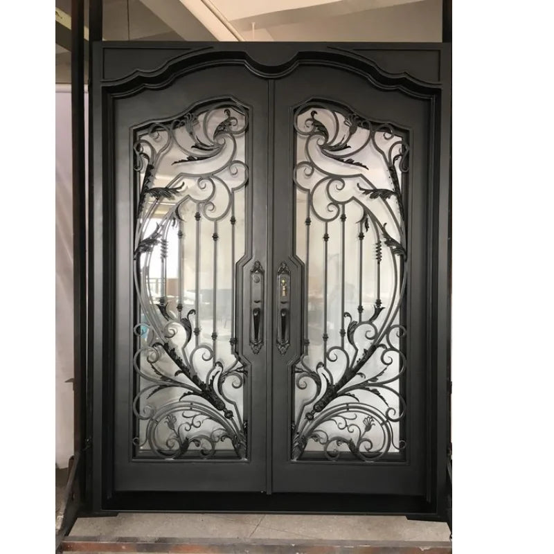 TTD Waterproof Steel Front Entry Doors with 3-Year Warranty and Postmodern Design for Maximum Security and Ultimate Protection