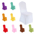 Chair Covers for Events Spandex Wedding Banquet Stretch Elastic White Slipcovers Chair Covers for Wedding