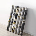 New Gilded Self-Adhesive Waterproof Anti-Static Thickened PVC Marble Geometric Wall Sticker Sound-Absorbing Entertainment