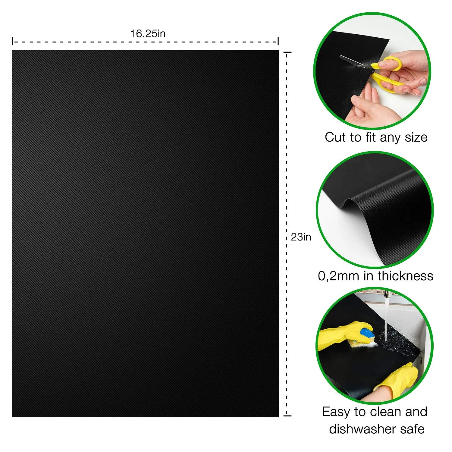 Grill Mats for Outdoor Grill Non Stick Grill Mat Reusable Mats for Gas Charcoal