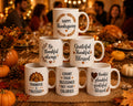 Thanksgiving Design Custom Cup Mug Coffee Tea Ceramic OEM Factory Direct Home Office Holiday Gift Idea Party Thankful Warm MegaBDM