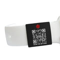 Medical Allergy ID Tag Emergency Contacts Diabetes Steel Plate for Bracelet Watch Band