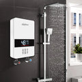 2024 Smart Automatic Digital Wall Mounted Multipoint Inline Whole House Electric Tankless Water Heater for Hotel House