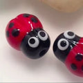 Artistic Lampworking Glass Animal Puppy Beads for Mixed Designs DIY Jewelry Christmas Crafts MegaBDM