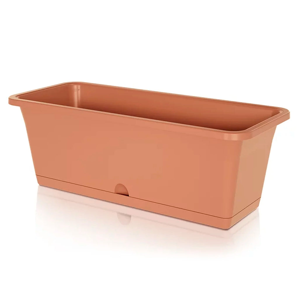 Camellia 15.5L pot dimensions (mm) 508x188x173 Terracotta color