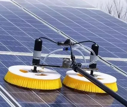 SMARAAD Solar Panel Cleaning Washing Machine Automatic Brush With Double Head Robot Auto Washing Brush for Solar Panel