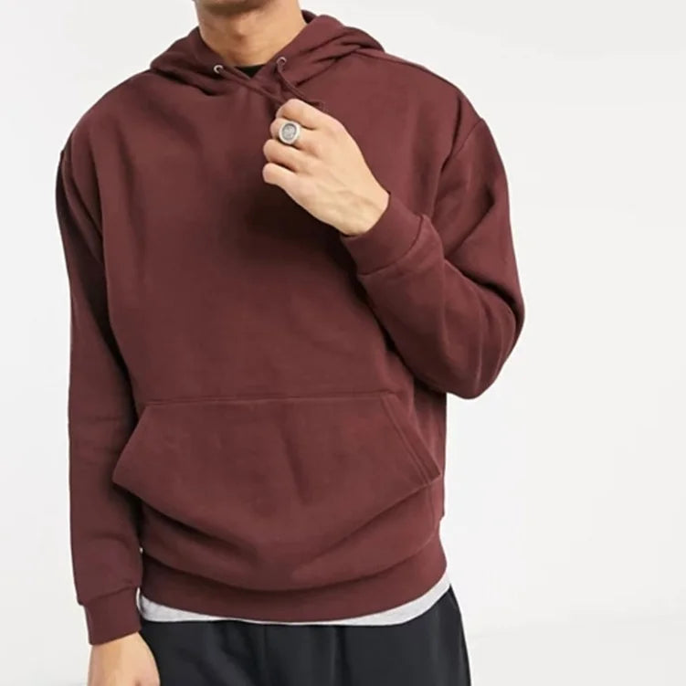 Blank Oversized Pullover Cotton Heavyweight Streetwear Plain Custom Basic Blank Print Embroidery Hoodies No String Manufacturer