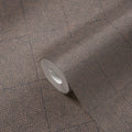 Made Germany Modern Geometric Brown Grey Non Woven Vinyl Wallpaper Rolls Abrasion Light Resistant for Living Kitchen Bathroom