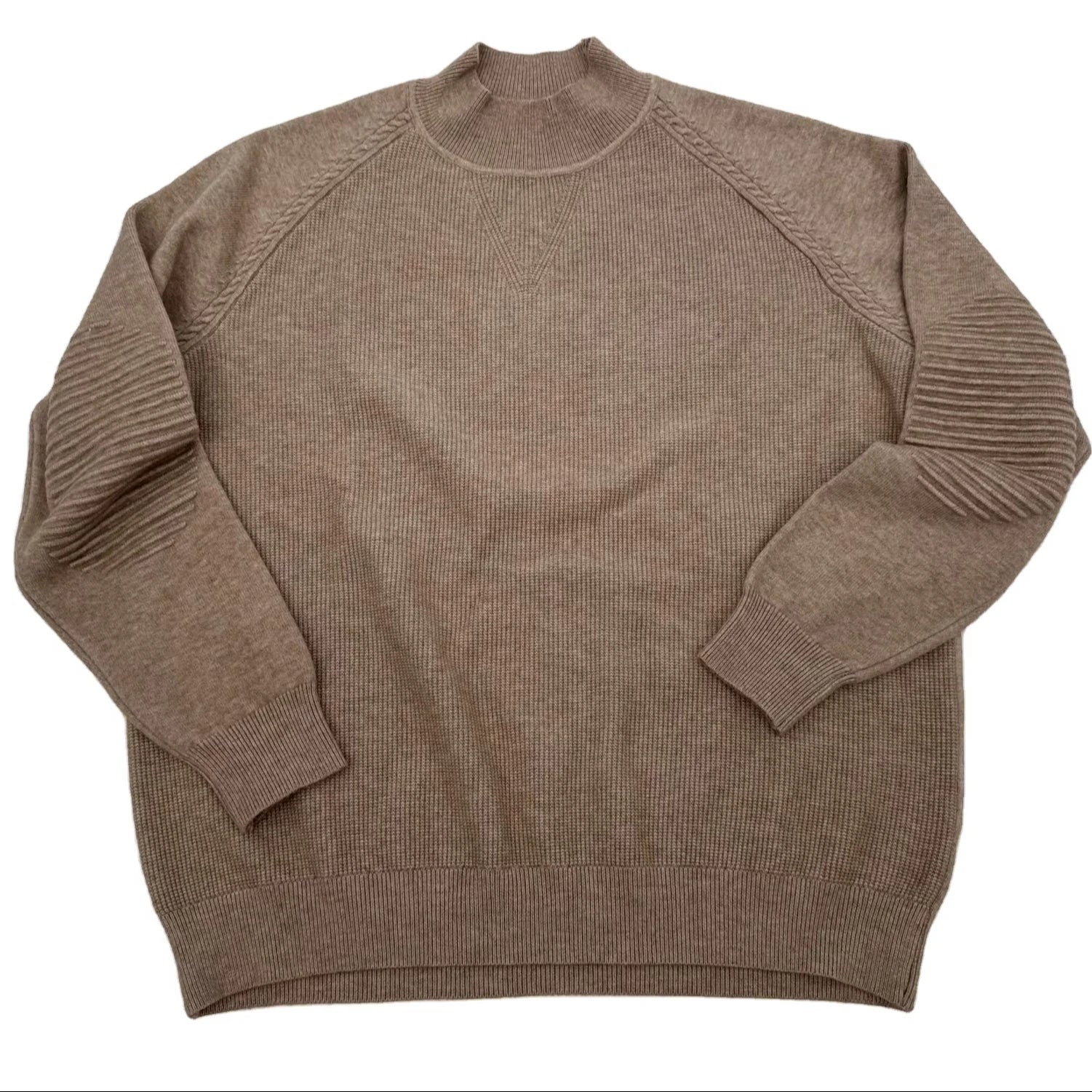 Hot Selling Ladies Knitwear Sweater High Quality Long Sleeve Casual Pullover Hazelnut Women's Fashion Sweater