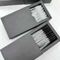 Disposable Leenlash Crystal Eyebrow Lash Shampoo Brushes with Nylon Mascara Wand Applicator High Quality 50 Pieces/Pack