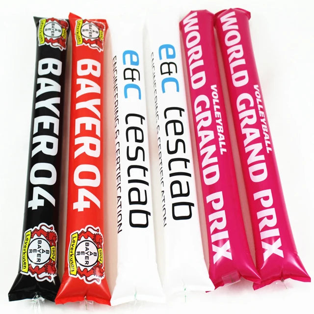 Wholesale Custom Inflatable Bang Bang Thunder Sticks Promotional Party Supplies With Custom LOGO