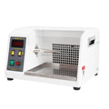 Boasta DM-8 Bench Dust Collecting Polishing Machine with Acrylic Shield Stepless Speed 370W 4300RPM for Jewelry Workshop