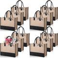 Custom Printing Logo Natural Gunny Eco Friendly Jute Tote Bags Wholesale Recycle Foldable Jute Shopping Bag