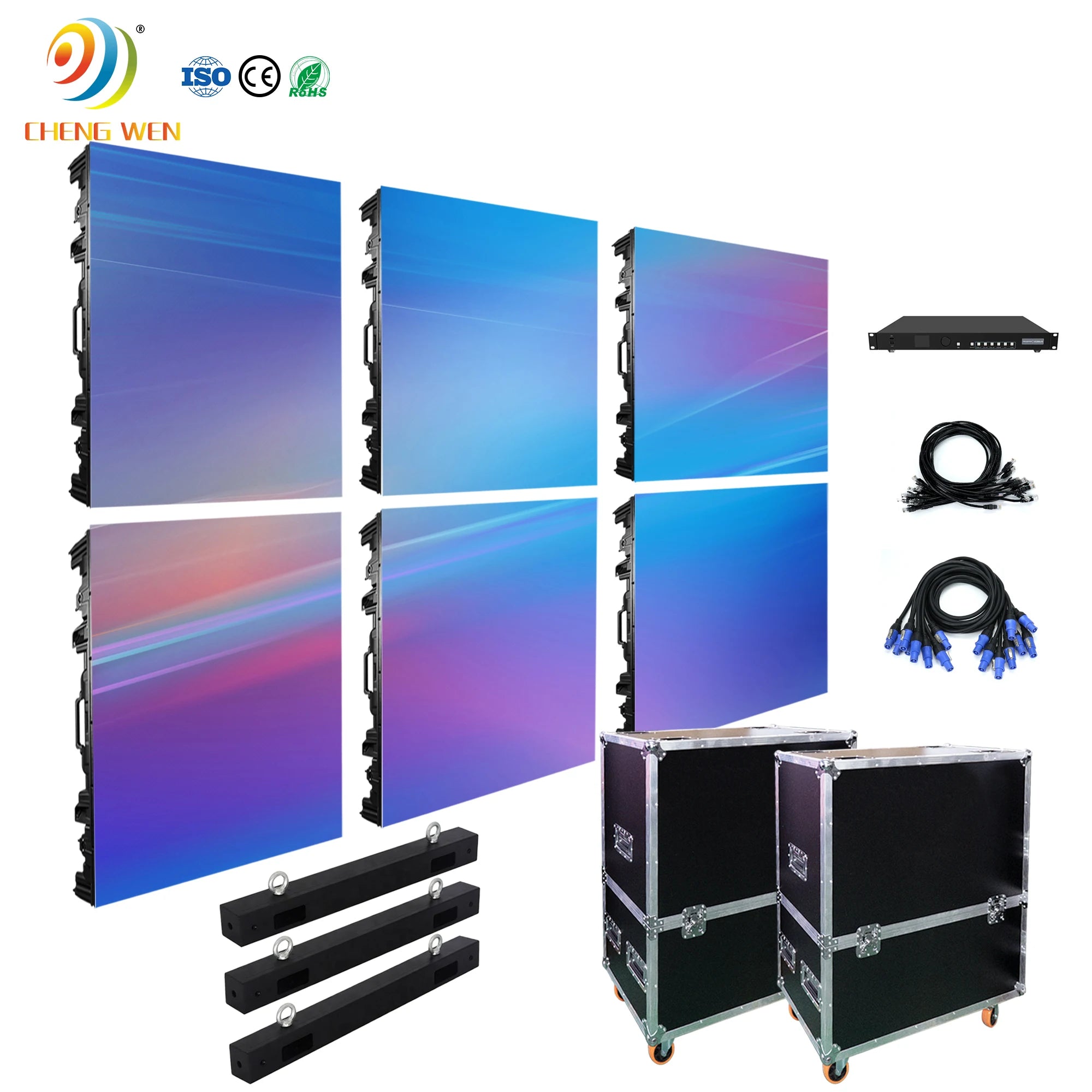 LED Stage Screen Waterproof Outdoor Indoor P5 P6 P8 P10 TV LED Panel Rental Led Wall Display P8 Video Walls