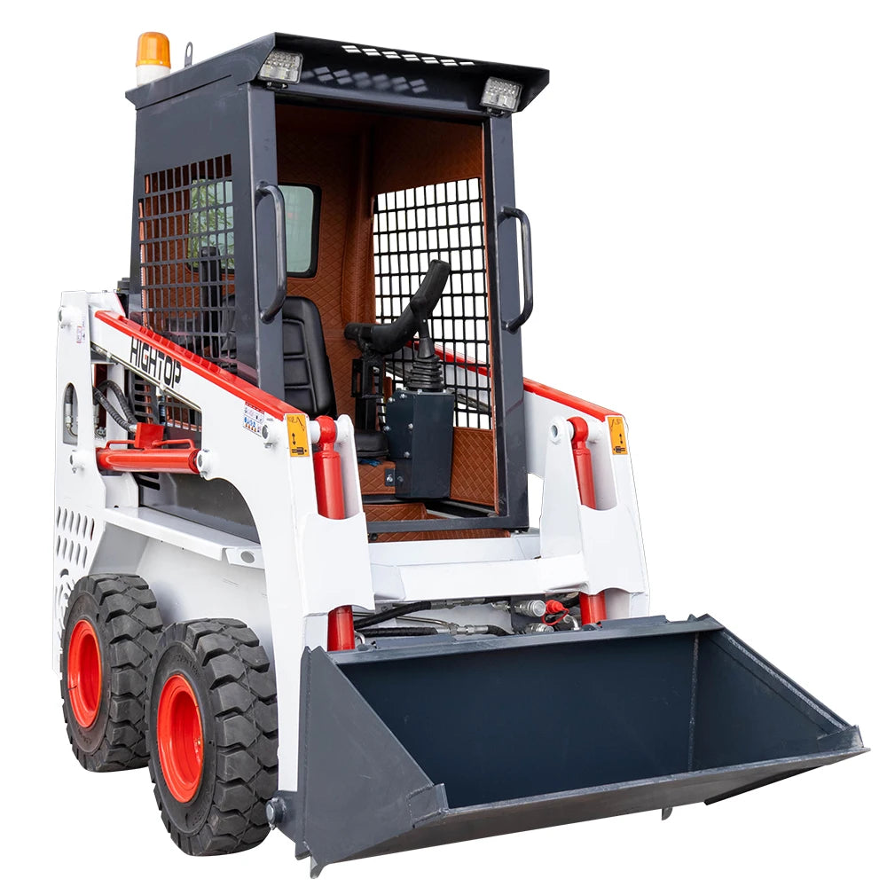 Compact Skid Steer Loader High Efficiency for Engineering Construction Site Versatile Skid Steer Loader EPA Engine Global Export