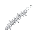 Wholesale Women Cubic Zirconia Crystal Wedding Bridal Flower Hair Clips