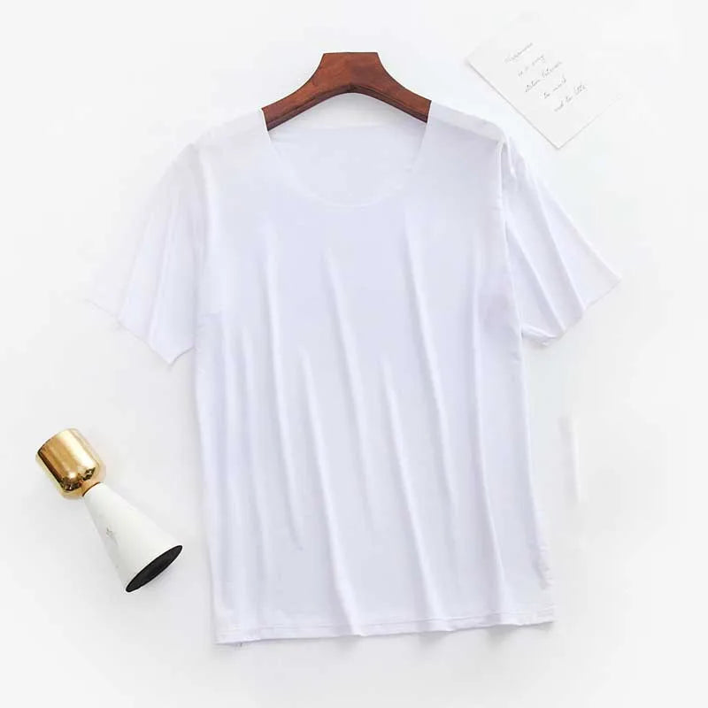 OEM Custom Logo Embroidery Print Ultra-thin Seamless Men's Round Neck High Elastic Bottom Quick Dry Sports Fitness T-shirt