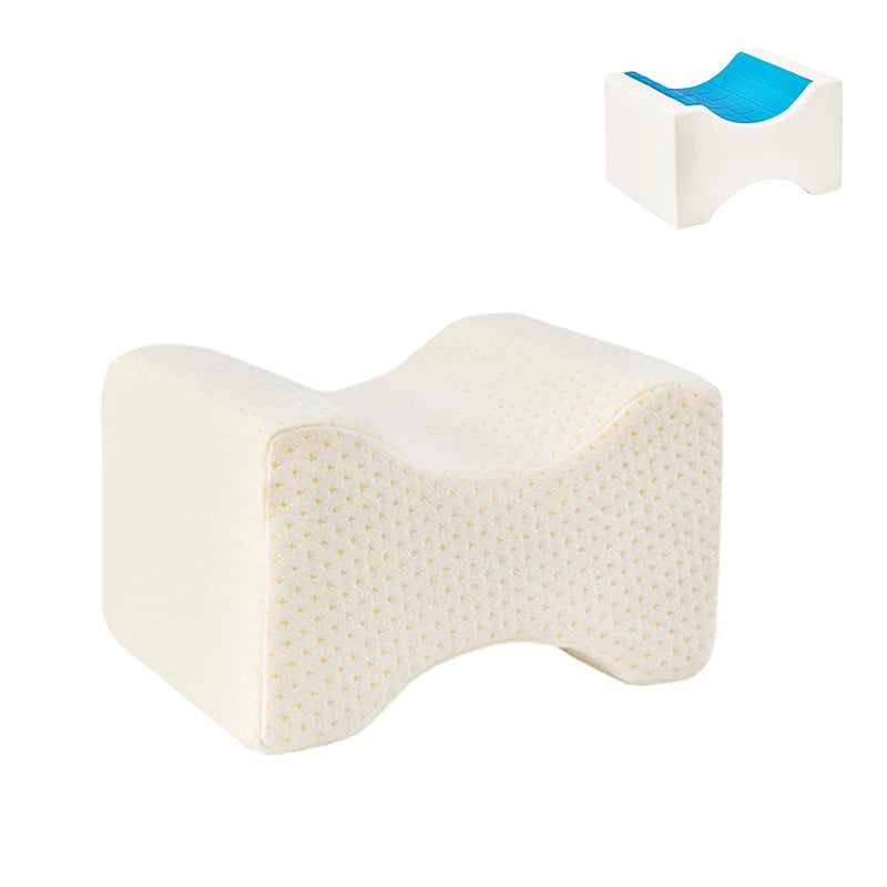 Side Sleeper Memory Foam  Leg Pillow Leg & Knee Foam Support Pillow for Sleeping Soothing Pain Relief