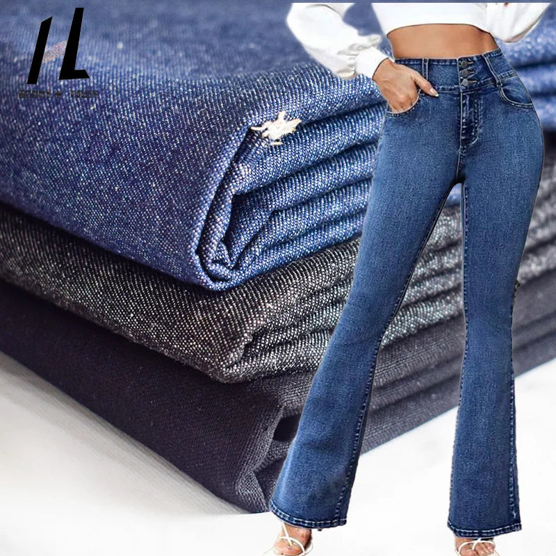 Factory Wholesale Stock Price Denim Fabric Shiny Jeans Denim Fabric for Making Jean Trouser Coat Cap by the Yard