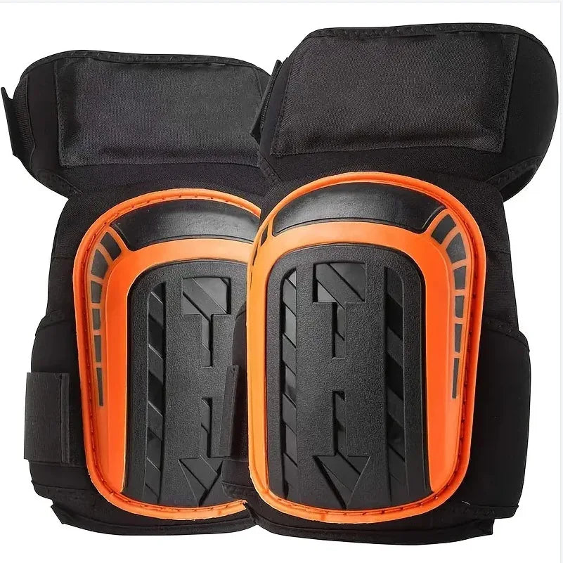 Heavy Duty Gel Knee Pads Brace | Professional Protective Work Knee Guard for Construction Flooring Gardening