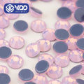 VDD 047 Pink Opal High Quality Hot-Fix Glass Rhinestone Crystal Flatback Strass Stones for DIY Garment Decoration Wedding Dress
