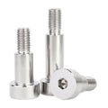 JSCREW A2 A4 Stainless Steel Step Screw Slotted Pan Flat Head DIN923 Half Thread Inch Metric Measurement System
