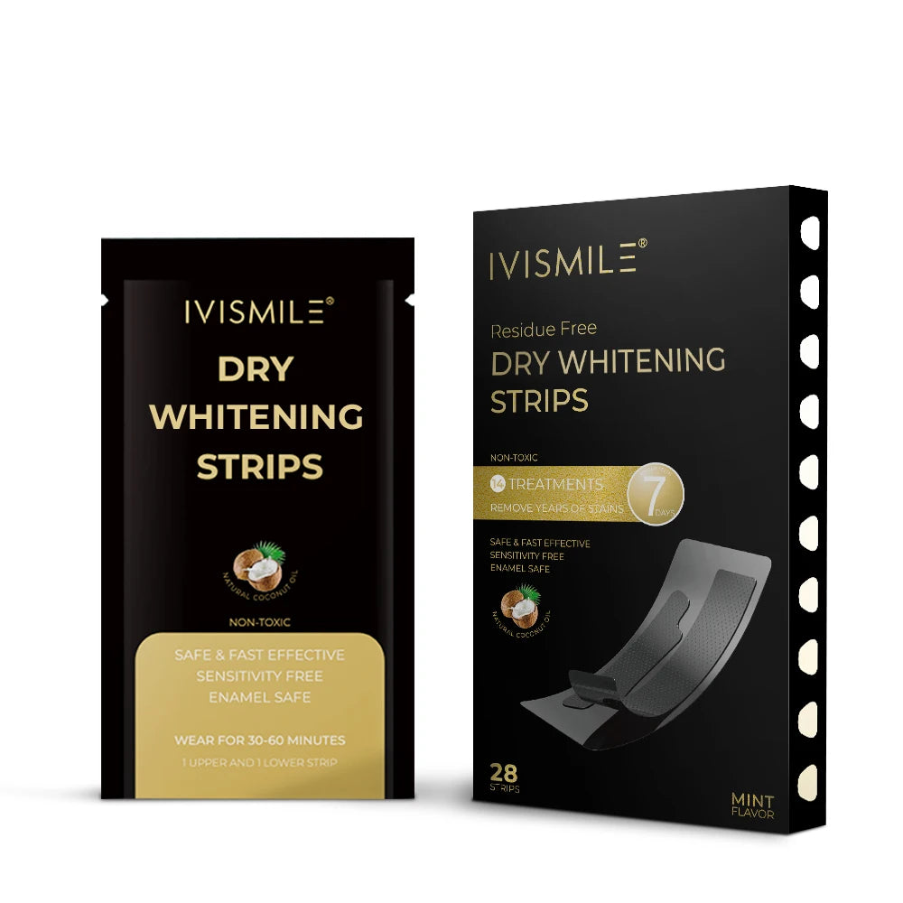 Bleaching White Bamboo Charcoal Teeth Whitening Strips Black Whitening Teeth Strips With Private Logo Non Peroxide