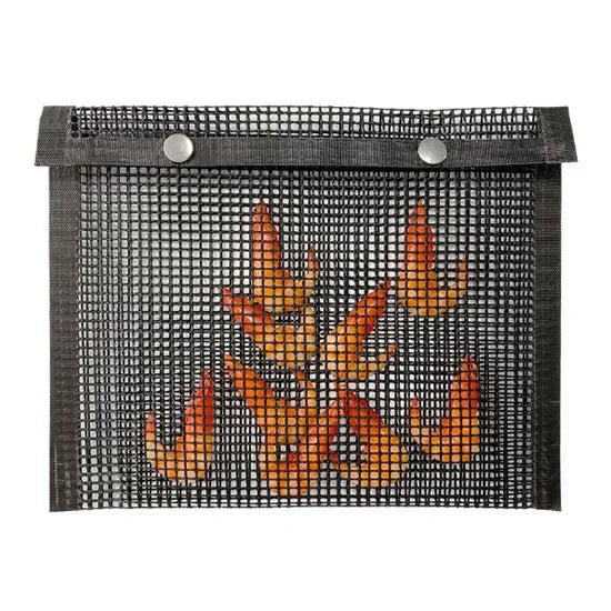 Food Safe Reusable Nonstick Barbecue Mesh Grill Bag for Charcoal BBQ Grill