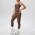 PASUXI Quick Dry Yoga Set Backless Sportswear Women Seamless Gym Fitness Suit High Stretch Running Workout Activewear