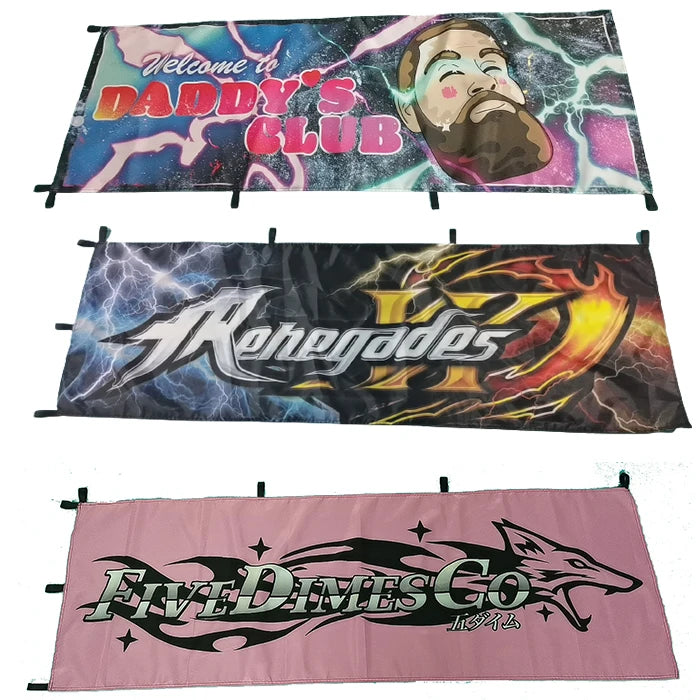 Cheap Sublimation100% Polyester Campaign Outdoor Indoor Durable Nobori Flags With Straps