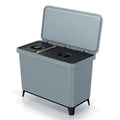 KEDEN recycling sorting system 1x10L + 1x23L grey