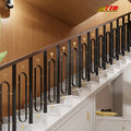 Steel Stair Railings for Villa Modern Design Powder Coated Finish Elevate Your Living Space with Strength and Artistry