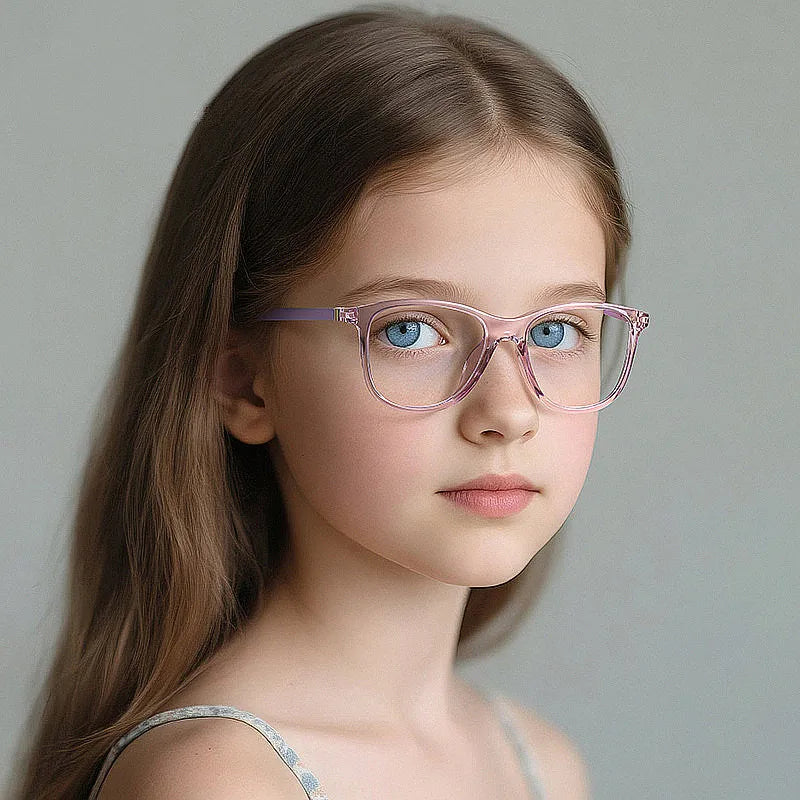Logo Custom 2025 Fashion Boys Girls TR90 Student Optical Glasses Blue Light Blocking Kids Glasses Frames