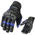 Custom Breathable Non-slip Sport Leather Motorbike Gloves / Personalized Motorcycle Gloves in Leather Material