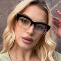 Fashion Women's Glasses Frames Anti Blue Light High Quality Frame Flat Eye Glasses Square Thick Y2K Eyeglasses Frames Wholesale