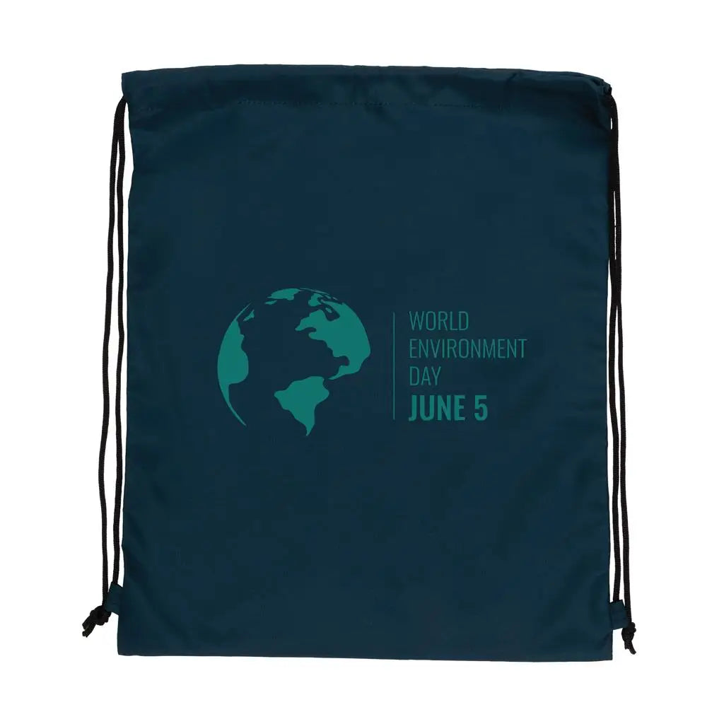 AWARE Impact RPET Drawstring Backpack for Advertising for Rope Advertising