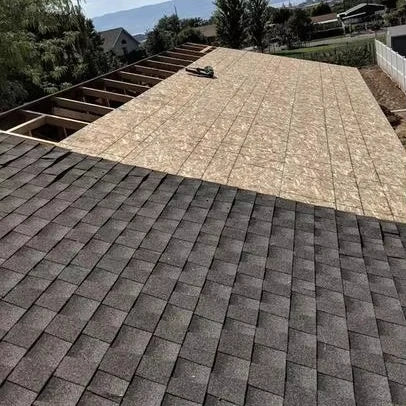16pcs 3-Tab Architectural Shingles Heat Resistant Plain Roofing Tiles for Asphalt Roofing