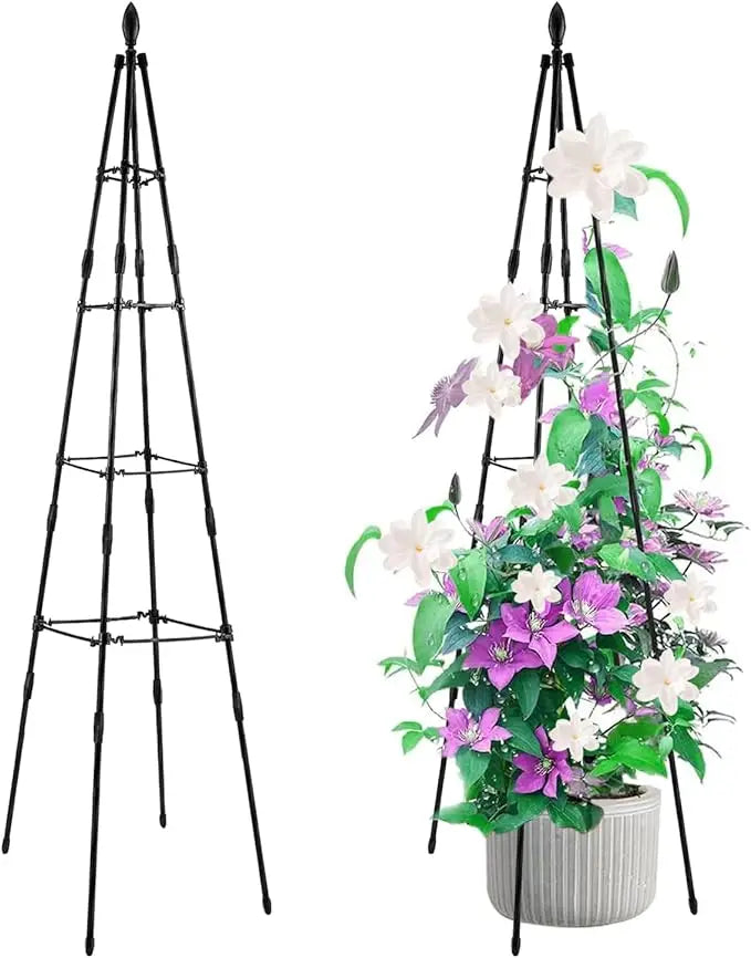 Heavy-Duty Galvanized Steel Trellis Balcony Climbing Flower Stand Wedding Decoration Plant Growing Support Climbing Garden BRICE