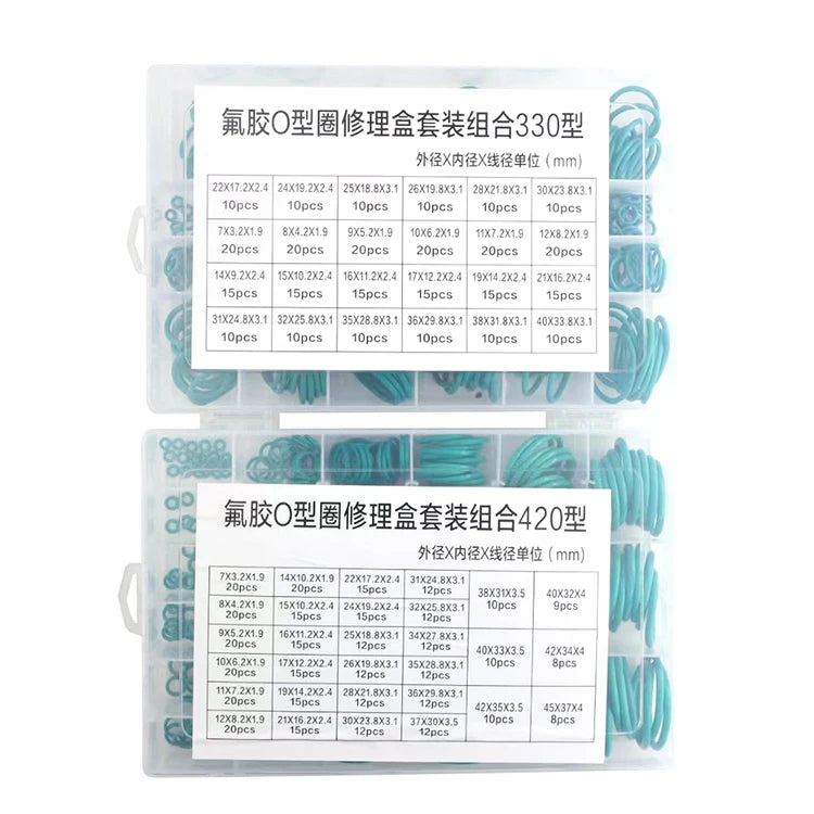 O Rings Seal Gasket Washer Green HQK O-Ring Assortment Set Kit for Home Repairs