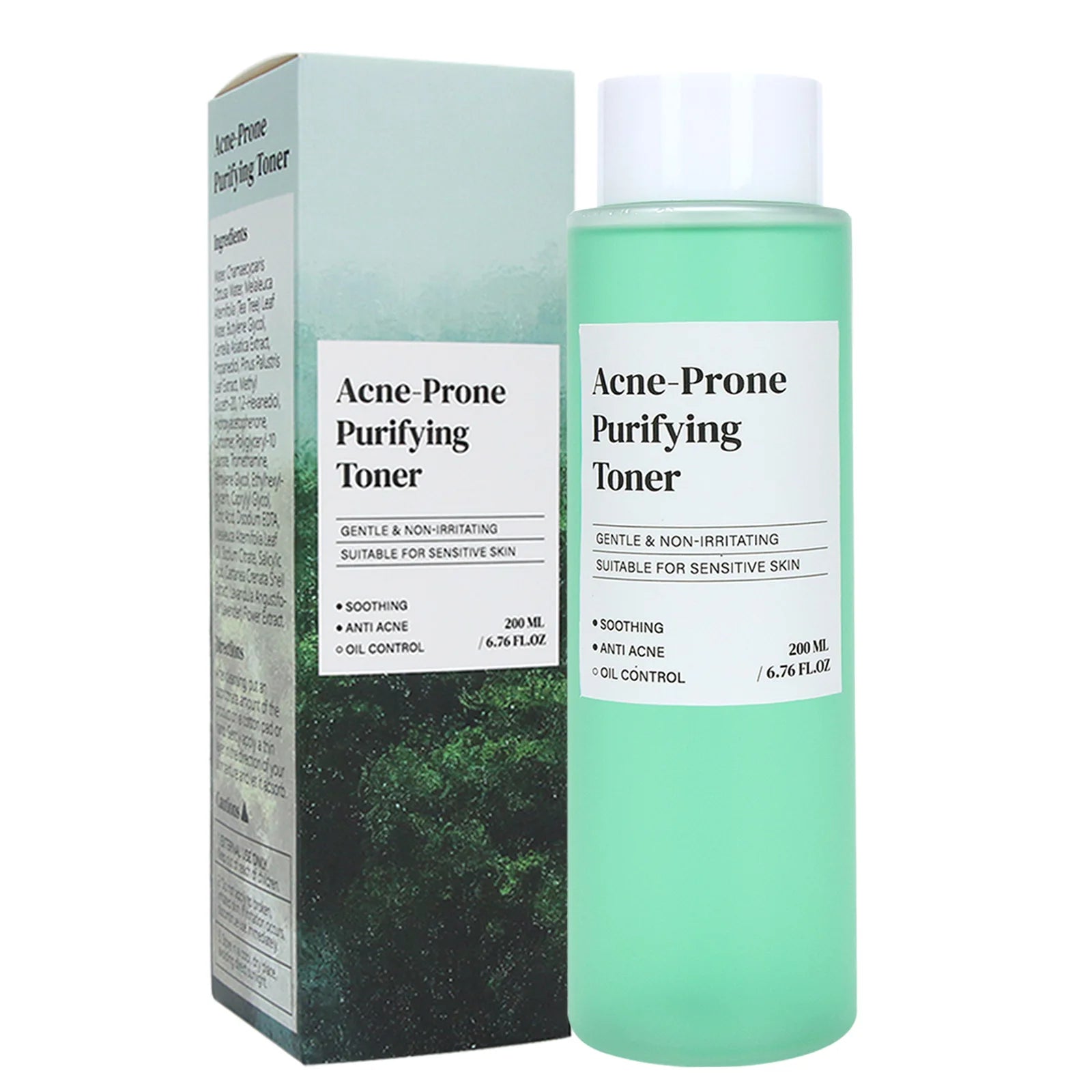 BLIW Private Label Soothing Hydrating Anti Acne Oil Control BHA Tea Tree Centella Asiatica Acne-Prone Purifying Face Toner