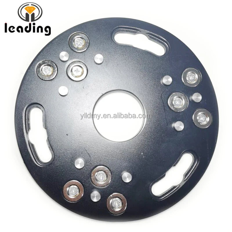 Husqvarna 9mm Trapezoid Grinding Plates Magnetic Driving Plate for Concrete Stone Available 180mm 270mm 230mm OEM Customizable