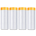 Pre Taped Painter Painting Vinyl Plastic Film Decoration Light Weight HDPE Speedy Masking Film With Tape Roll for Car